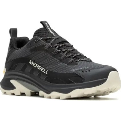 Pánské turistické boty MERRELL J500453 moab speed 2 GTX black/moon (Velikost 40)