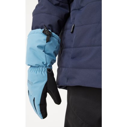 Dětské zimní rukavice UNUO prstové Ski, Modrá (Velikost S)