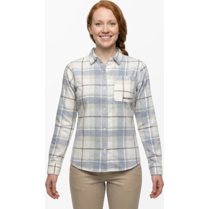 Dámská flanelová košile HUSKY Gaia L modrá (Velikost S)