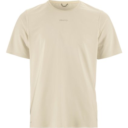 Pánské běžecké triko CRAFT PRO Trail SS 2 - béžová (Velikost S)