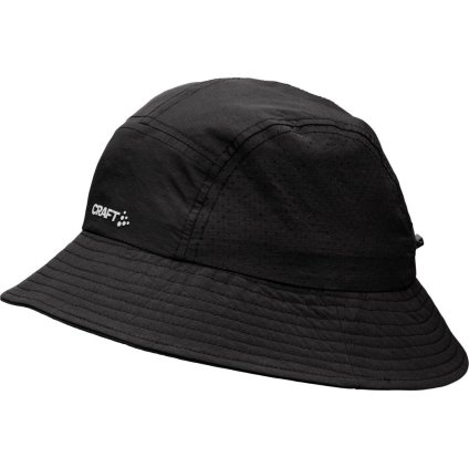 Funkční klobouk CRAFT Hypervent Bucket - černá (Velikost UNI)