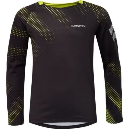 Dětské MTB triko KLIMATEX Kai černá (Velikost 122)
