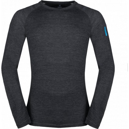 Pánské termo tričko ZAJO Bergen Merino T-shirt LS černá