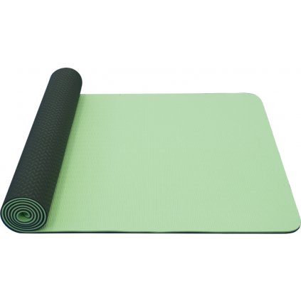 Yoga Mat dvouvrstvá YATE sv.zelená/tm.zelená