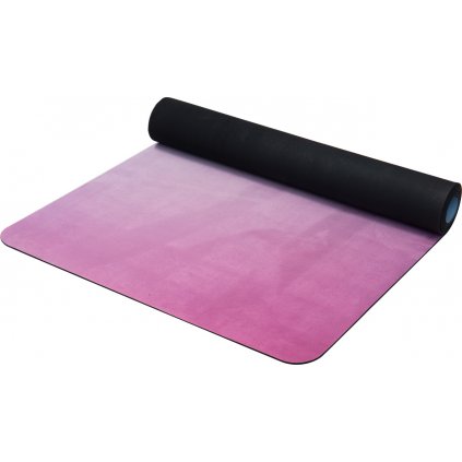 Yoga Mat YATE přírodní guma modrá/růžová