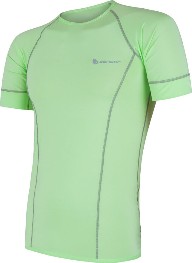Pánské funkční tričko SENSOR Coolmax fresh zelená Velikost: S, Barva: Zelená
