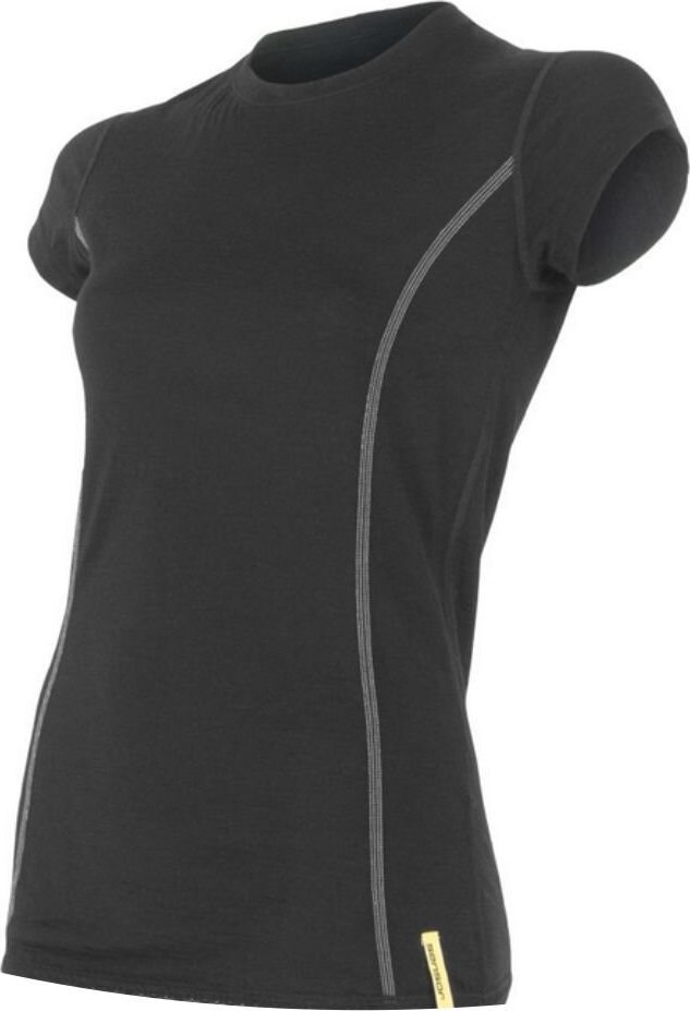 Dámské merino tričko SENSOR active černá Barva: černá, Velikost: XL