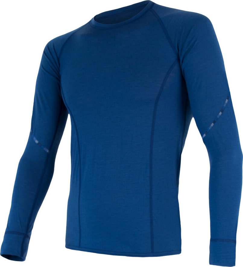 Pánské merino tričko SENSOR air modrá Velikost: XL, Barva: Modrá