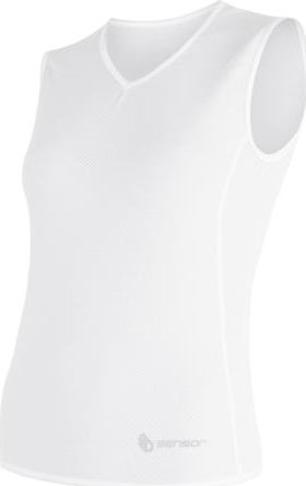 Dámské funkční triko SENSOR Coolmax Air bez rukávu bílá Velikost: XL, Barva: Bílá