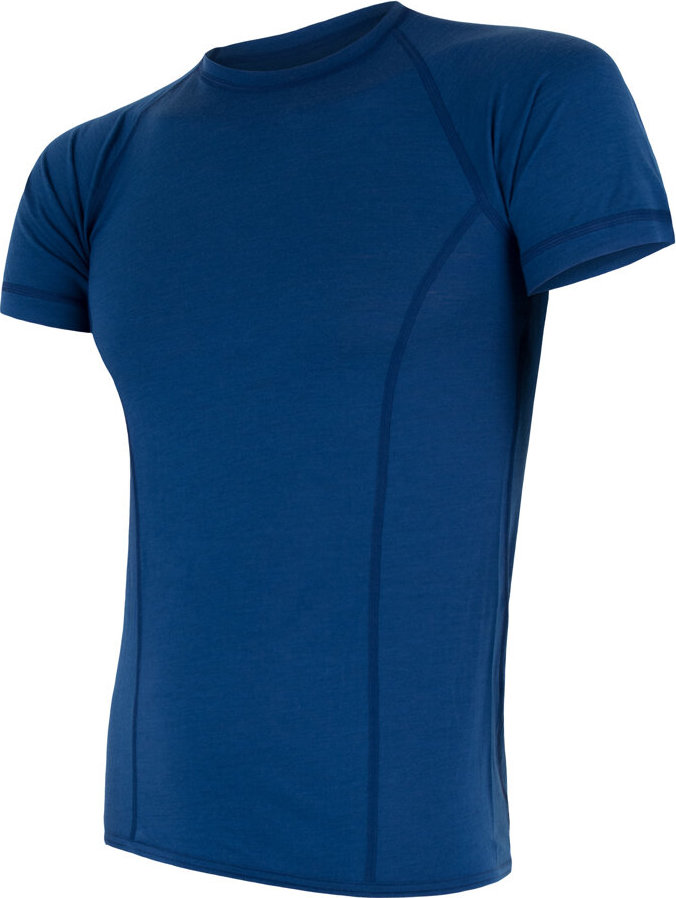 Pánské merino tričko SENSOR air tm. modrá Velikost: XL, Barva: Modrá