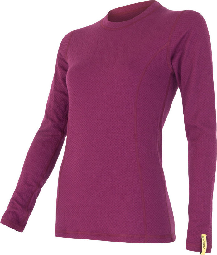 Dámské merino tričko SENSOR df fialová Velikost: XL, Barva: fialová