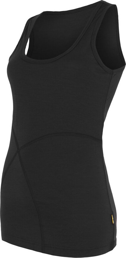Dámské termo tílko SENSOR Merino active černá Barva: černá, Velikost: XL