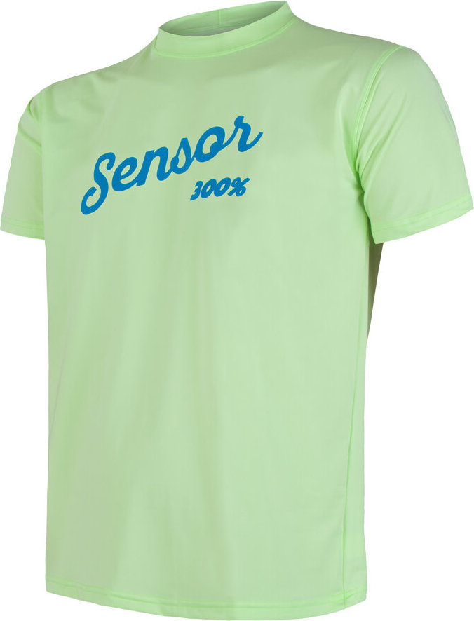 Pánské funkční tričko SENSOR Coolmax fresh pt logo zelená Velikost: S, Barva: Zelená