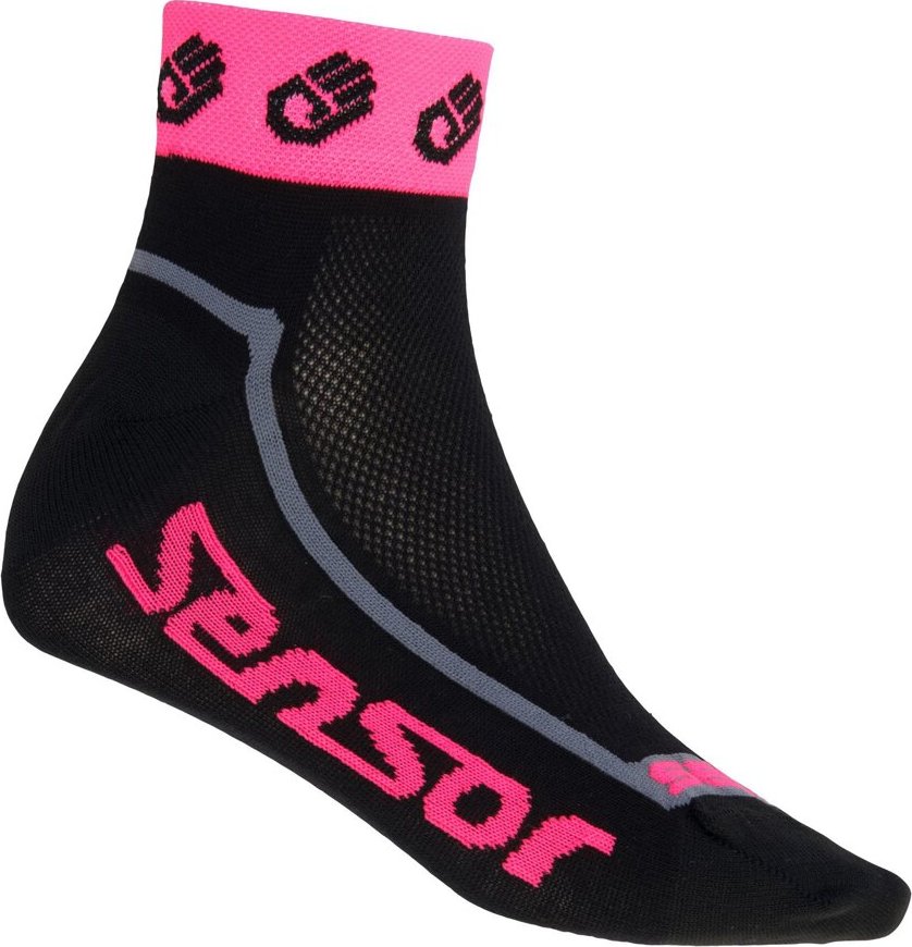 Ponožky SENSOR Race lite small hands růžová Barva: růžová, Velikost: 3/5