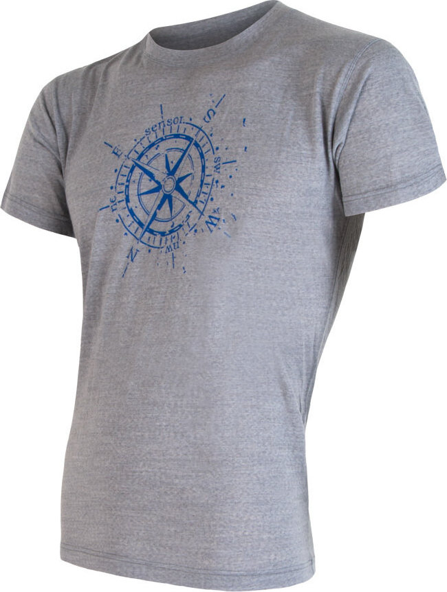 Pánské termo tričko SENSOR Merino active pt compass šedá Barva: šedá, Velikost: XL