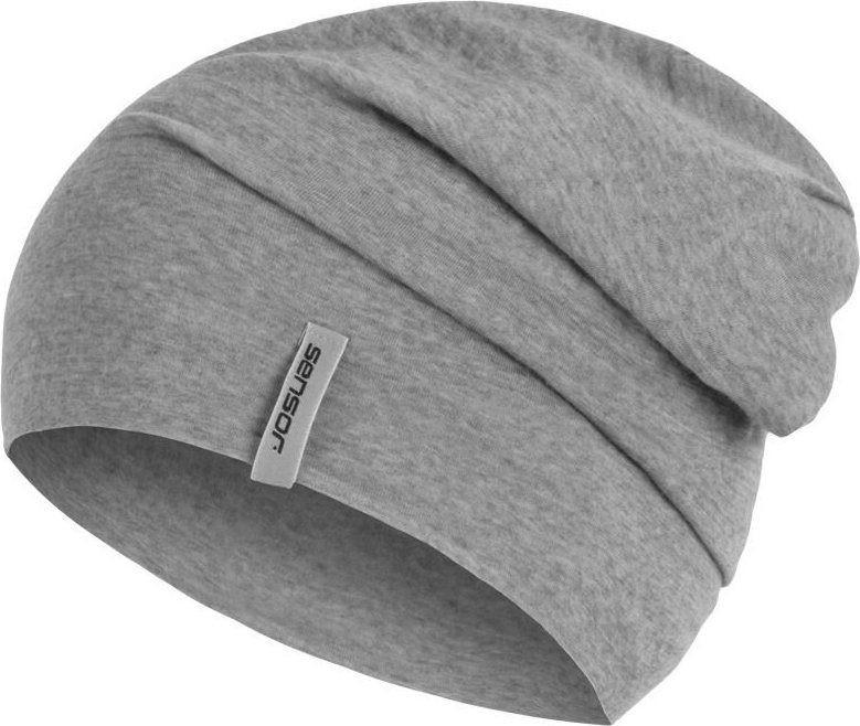 Čepice SENSOR Merino wool šedá Barva: šedá, Velikost: M
