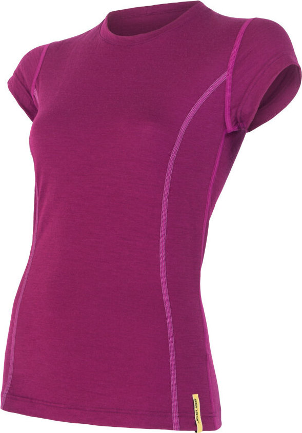 Dámské merino tričko SENSOR active fialová Velikost: L, Barva: fialová