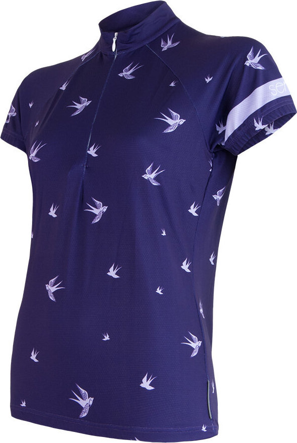 Dámský cyklodres SENSOR Cyklo swallow modrá Barva: Modrá, Velikost: S