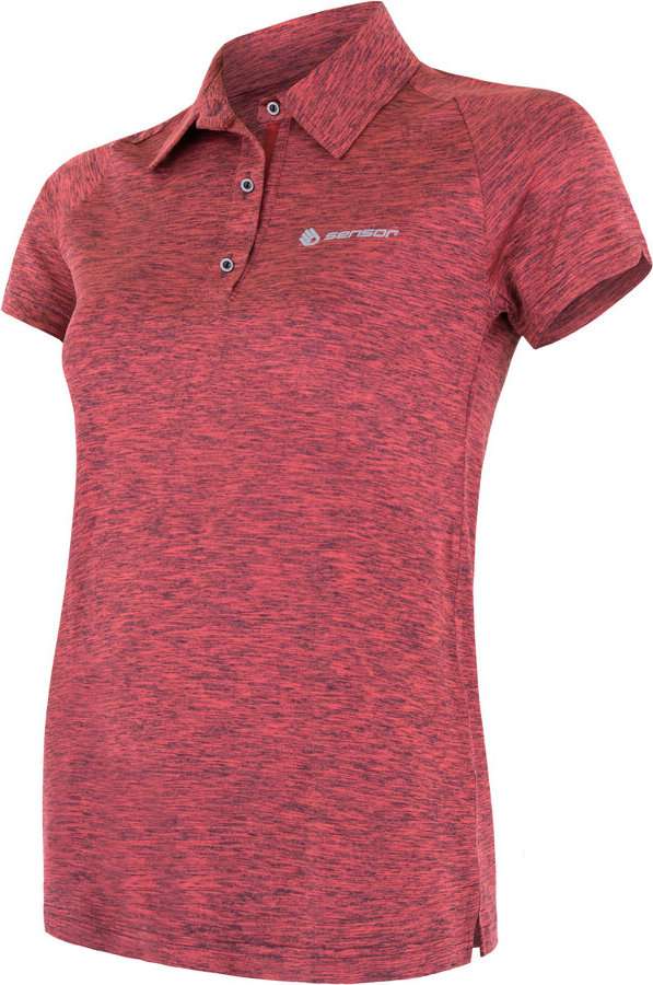 Dámské funkční polo tričko SENSOR Motion růžová Barva: růžová, Velikost: M
