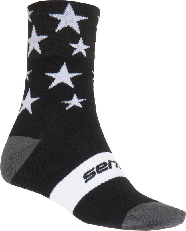 Ponožky SENSOR Stars černá/bílá Velikost: 6/8, Barva: Bílá