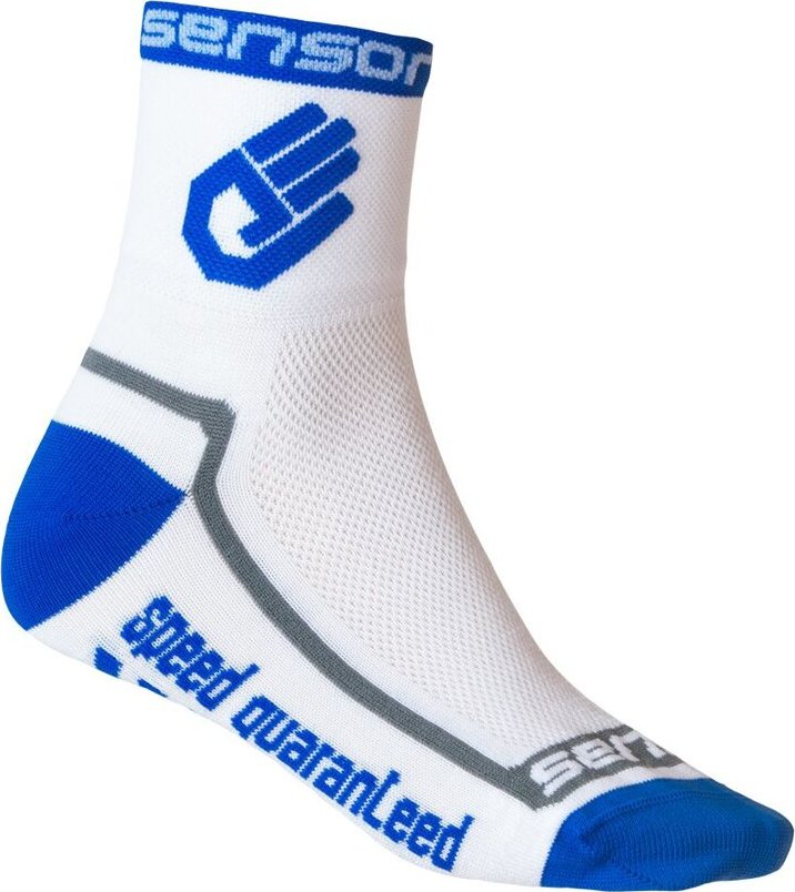 Ponožky SENSOR Race lite hand modrá Velikost: 6/8, Barva: Modrá