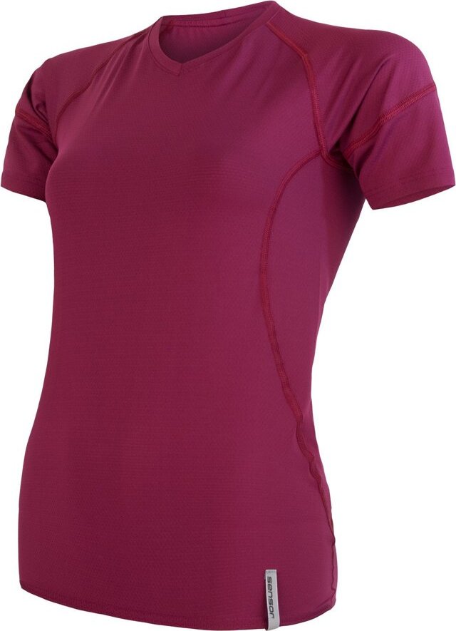 Dámské funkční tričko SENSOR Coolmax tech fialová Velikost: M, Barva: fialová