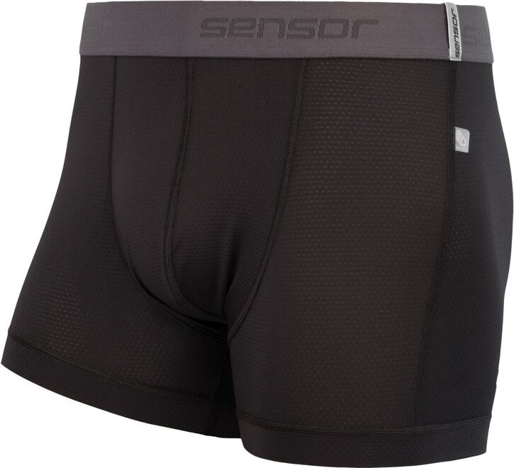Pánské funkční boxerky SENSOR Coolmax tech černá Velikost: S, Barva: černá
