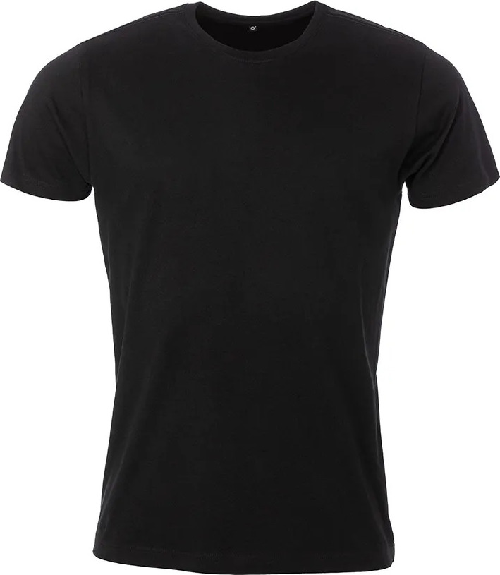 Pánské bavlněné triko O'STYLE Uni černé Velikost: M