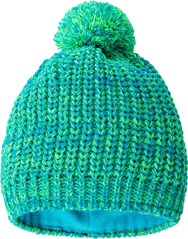 Pletená čepice O'STYLE Ana II modrá-zelená Velikost: one size