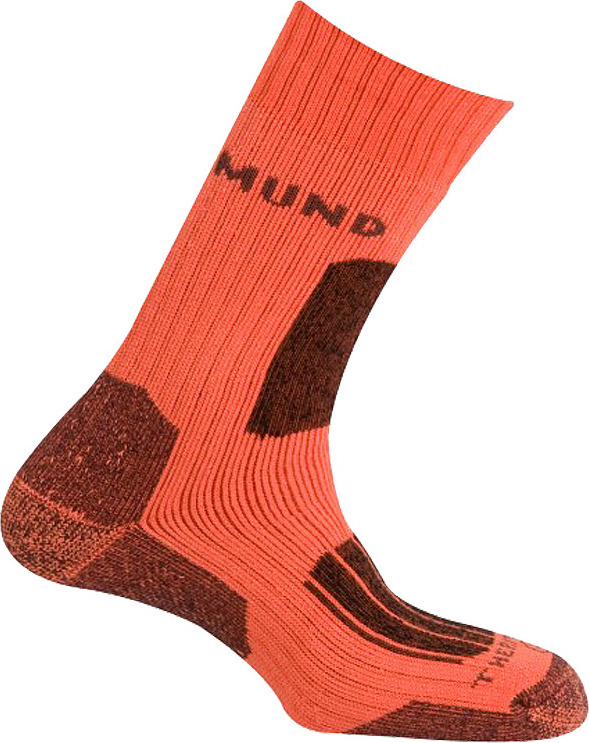 Trekingové ponožky MUND Everest oranžové