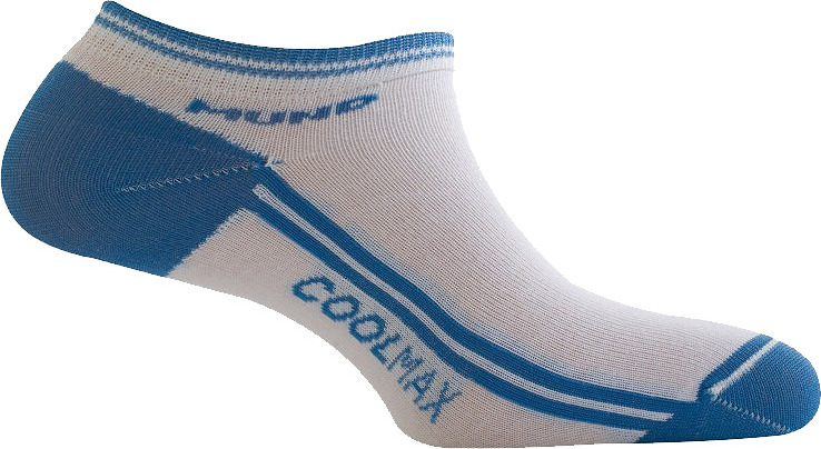Ponožky MUND Invisible Coolmax bílo/modré
