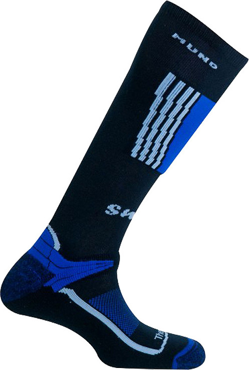 Lyžařské ponožky MUND Snowboard tm.modré/modré