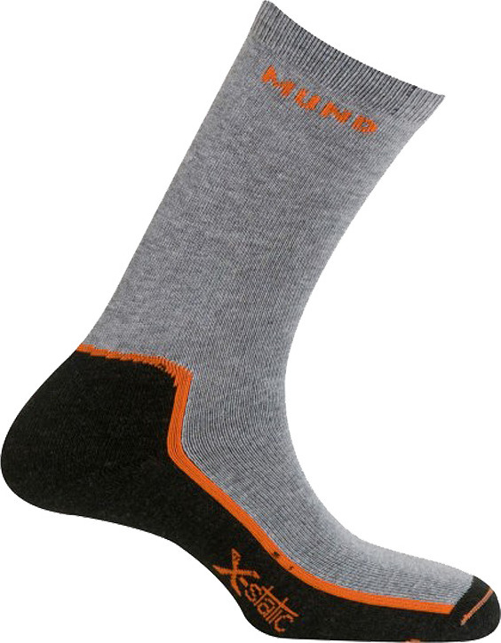 Trekingové ponožky MUND Timanfaaya X-static šedé