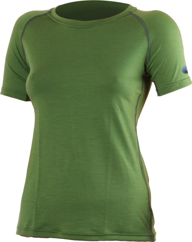 Dámské merino triko LASTING Alea zelená Velikost: L