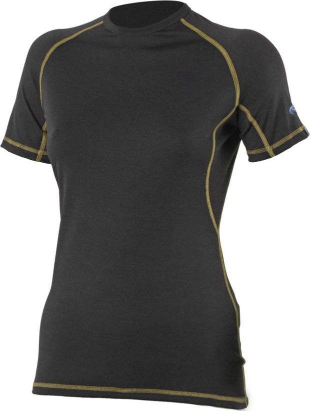 Dámské merino triko LASTING Zita černá Velikost: M