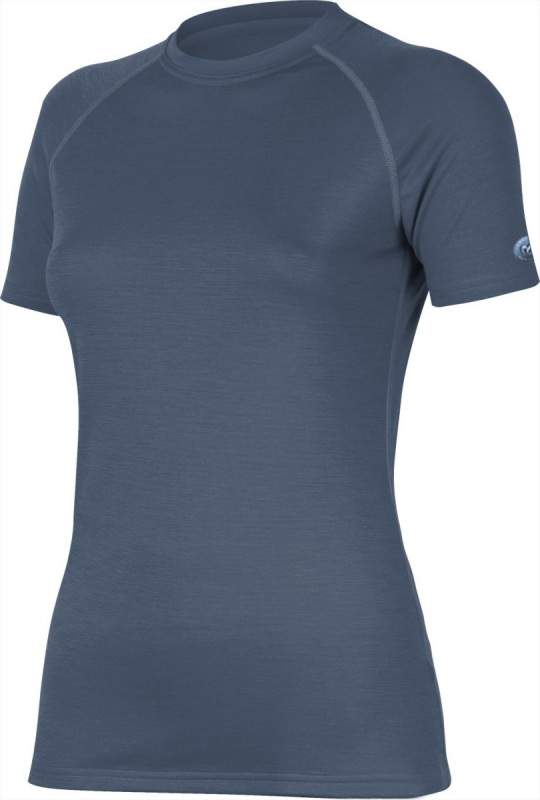 Dámské merino triko LASTING Alea modrá Velikost: L