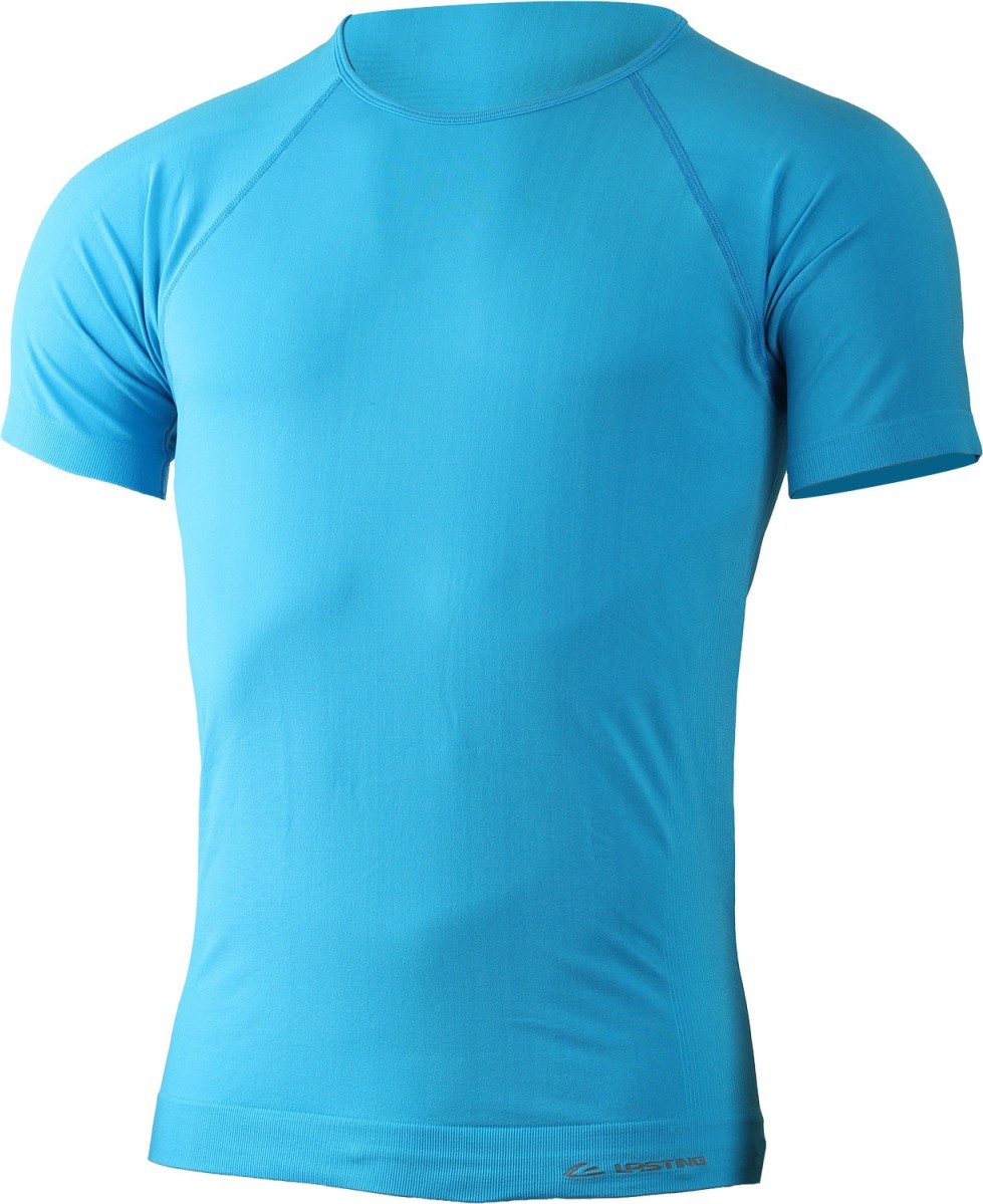 Pánské funkční triko LASTING Mos modré Velikost: S/M