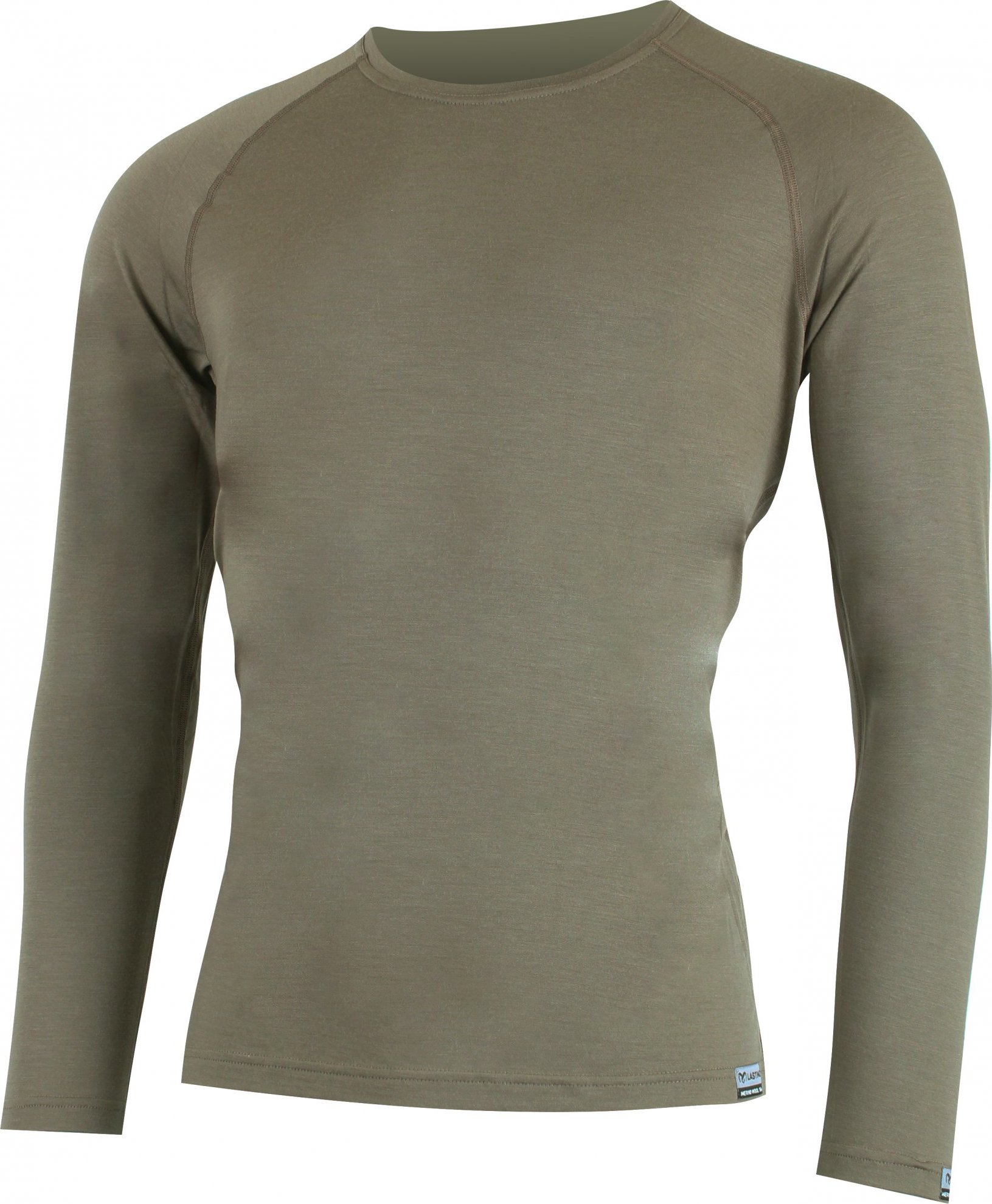 Pánské merino triko LASTING Alan hnědé Velikost: L