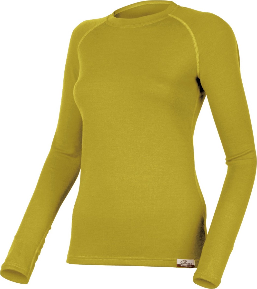 Dámská merino mikina LASTING Lena hořčicová Velikost: S