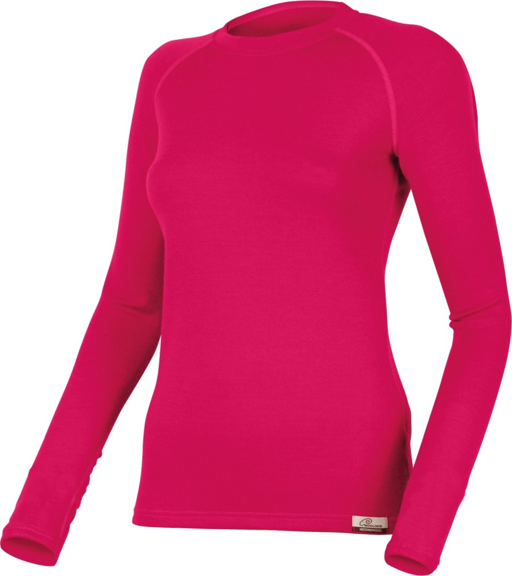 Dámská merino mikina LASTING Lena růžová Velikost: XL