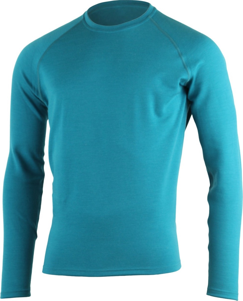 Pánská merino mikina LASTING Wity modrá Velikost: XXXL