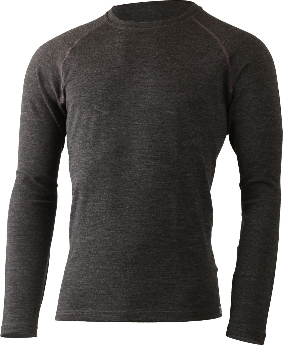 Pánská merino mikina LASTING Wity šedá Velikost: XL