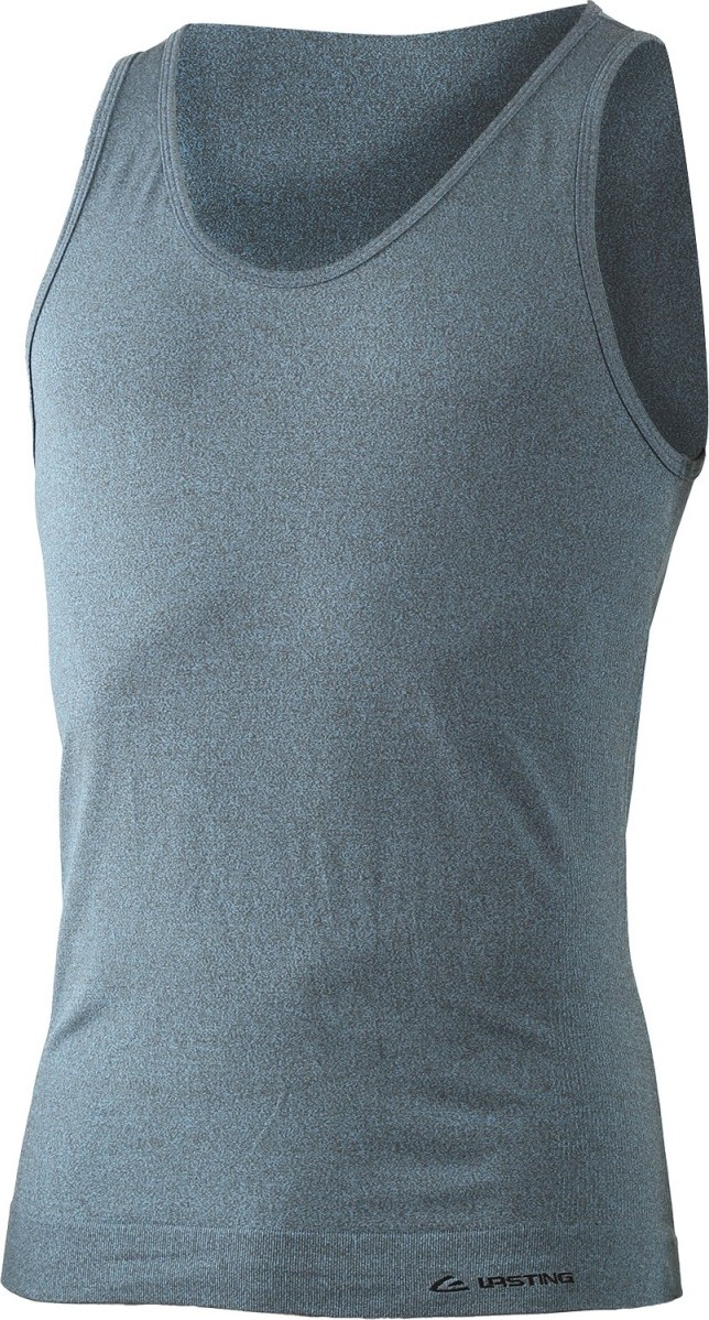 Pánské funkční tílko LASTING Mok modrý melír Velikost: L/XL