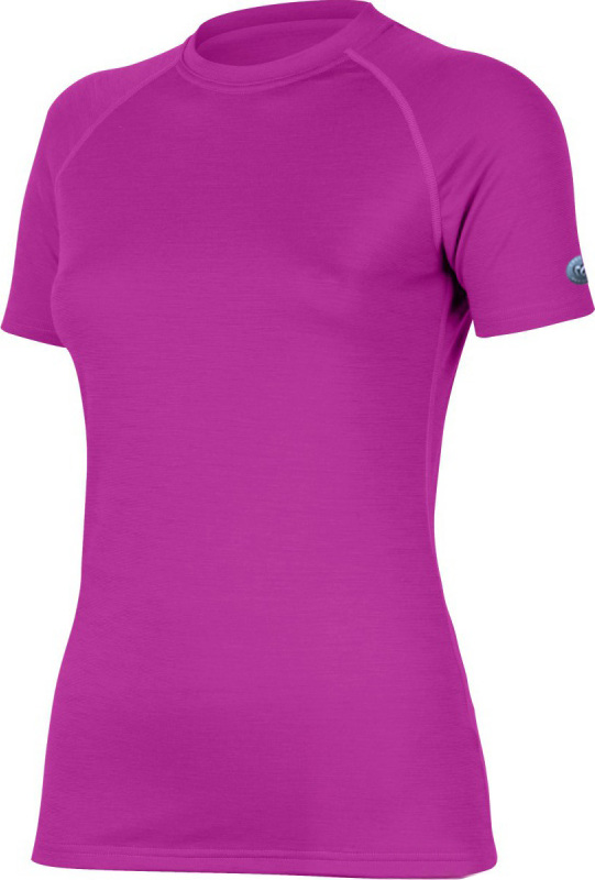 Dámské merino triko LASTING Alea fialové Velikost: L