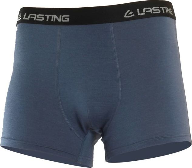 Pánské merino boxerky LASTING Noro modré Velikost: M