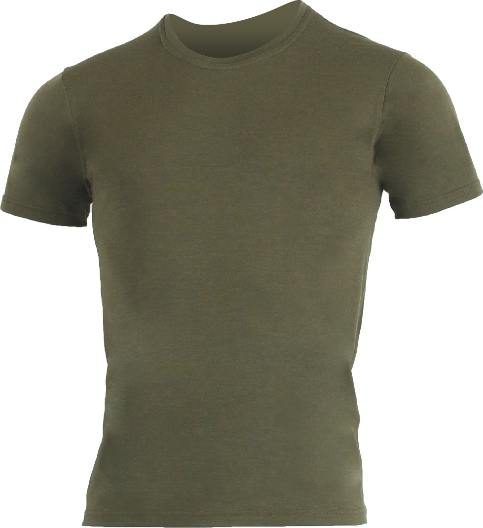 Pánské merino triko LASTING Chuan hnědé Velikost: XXXL