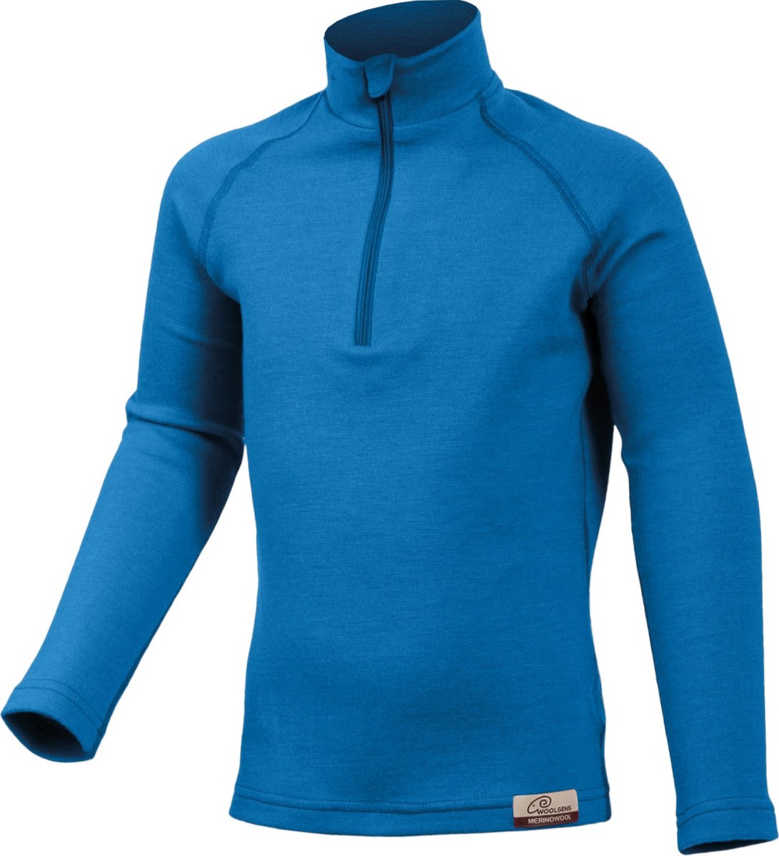 Dětská merino mikina LASTING Soly modrá Velikost: 120