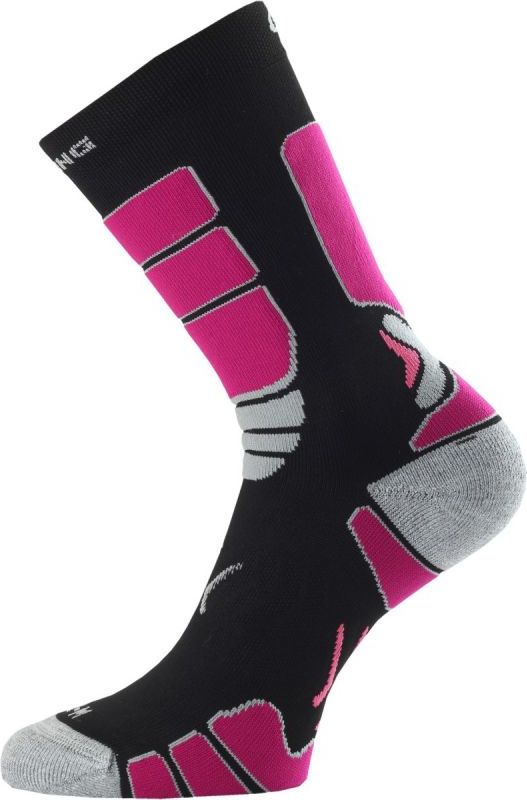 Funkční inline ponožky LASTING Ilr černé Velikost: (38-41) M
