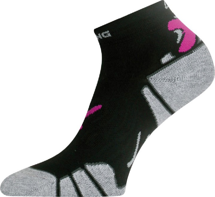 Funkční běžecké ponožky LASTING Run černé Velikost: (38-41) M