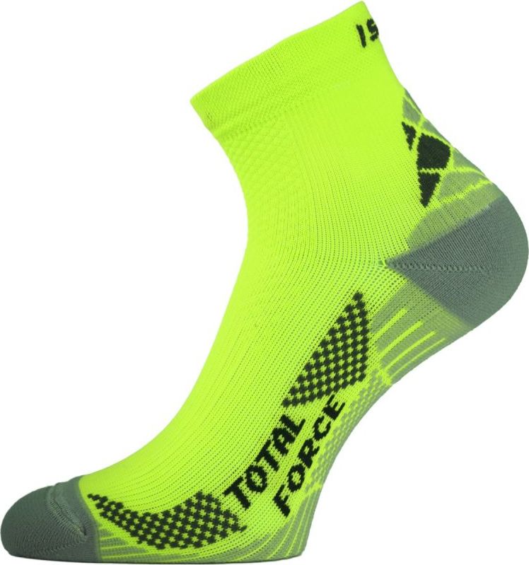 Funkční běžecké ponožky LASTING Rtf žluté Velikost: (34-37) S